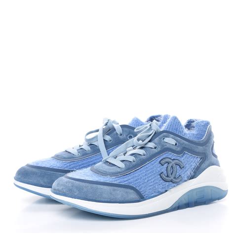 chanel blue suede shoes|chanel sneakers price.